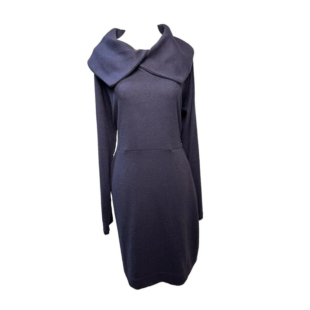 Cabi Round Up Pockets Navy Blue Dress Size M #4390 Casual Travel Workwear NWT